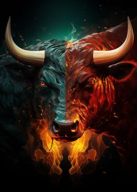 Two Faced Crypto Bull