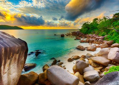 Praslin island Seychelles