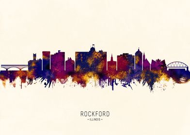 Rockford Illinois Skyline