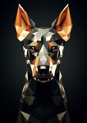 Geometric Dog Animation