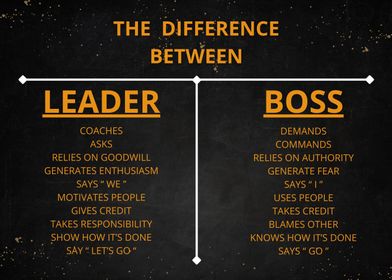 BOSS LEADER DIFFERENT ART