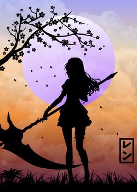 Renne silhouette style