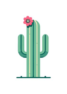 Blossoming Saguaro