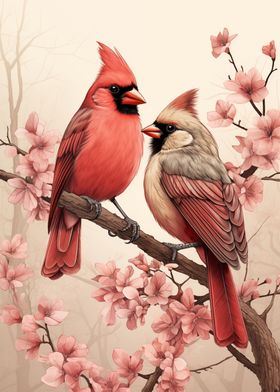 Northern Cardinal Painting