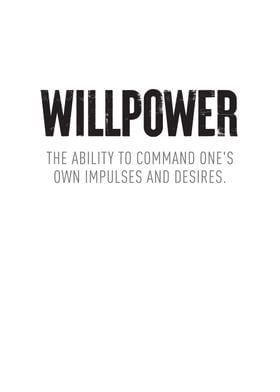 Willpower Definition