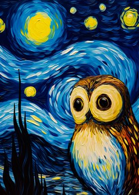 The Starry Night Owl