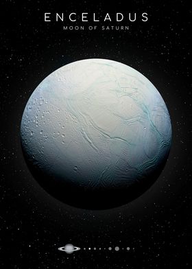 Enceladus Moon of Saturn