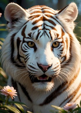 Beautiful White Tiger