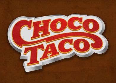 Vintage Choco Taco Emblem