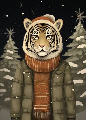 Cute Tiger Xmas