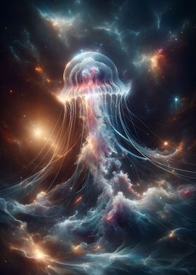 Cosmic jellyfish