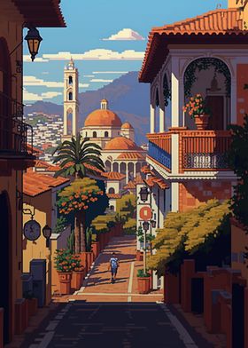 Granada Pixel Art