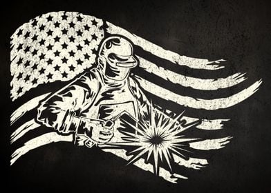 Welder USA Flag