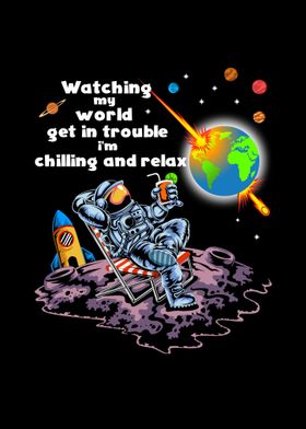  astronaut relaxing