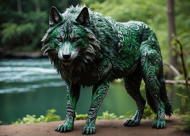 Emerald Mountain Wolf