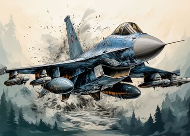 F16XL Fighter Aircraft