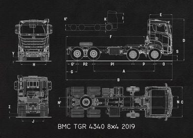 BMC TGR 4340 8x4 2019