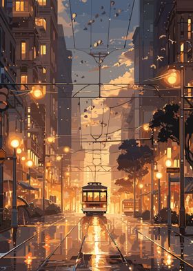 Anime San Franciso Tram