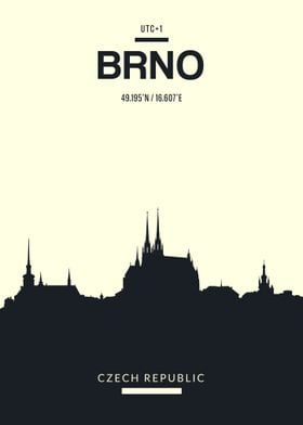 Brno Czechia Skyline