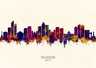 Salvador Brazil Skyline