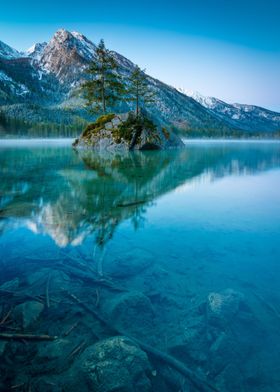 Lake Hintersee in Bavaria