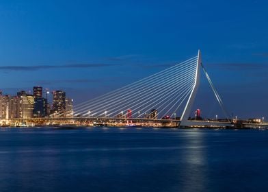 Rotterdam Bridge by night