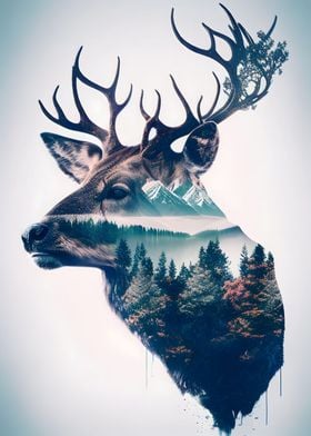 Deer Forest Animal Nature