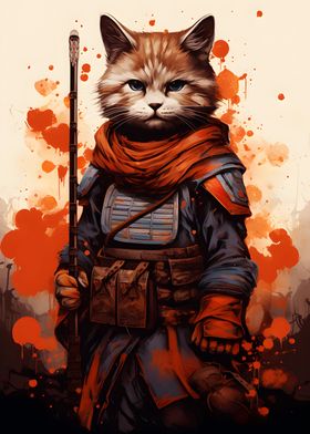 Japanese Warrior Cat