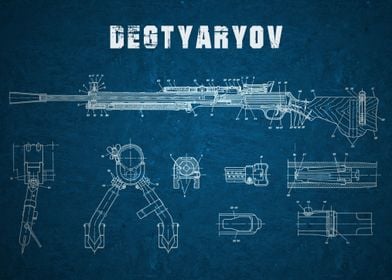 Degtyaryov Blueprint MG