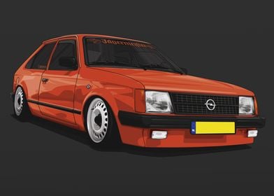 Opel Kadett D Low Orange