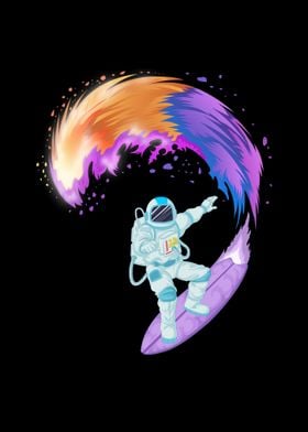 Astronaut Space Surfing