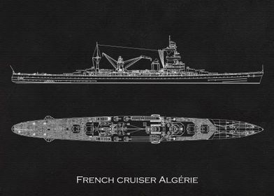 French cruiser Algerie