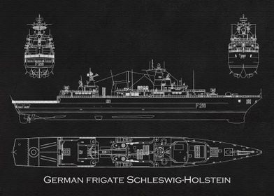 German frigate Schleswig