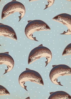 Vintage Fish Pattern