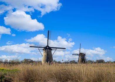 Windmills in Kinderdijk