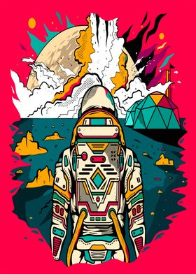 Astronaut Space WPAP