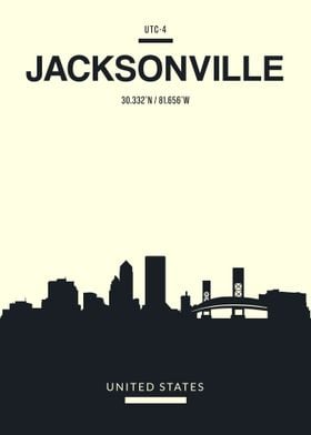 Jacksonville USA Skyline