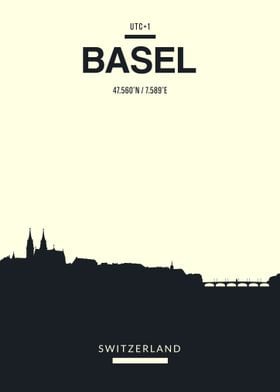 Basel Switzerland  Skyline
