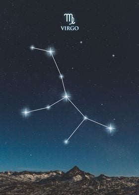 virgo zodiac illustration