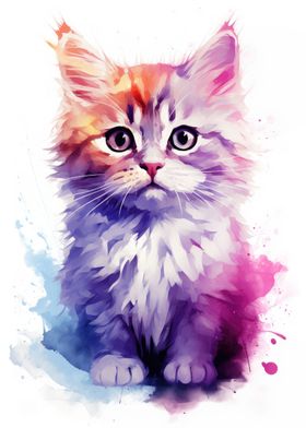 Cat Watercolor