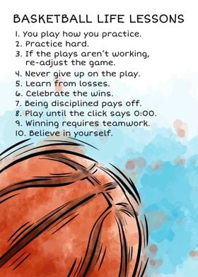 Basketball life lessons