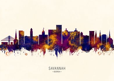 Savannah USA Skyline