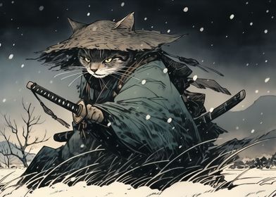 Samurai Cat