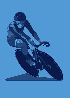 Track Cycling Pop Art