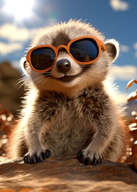 Cute Meerkat Erdmaennchen