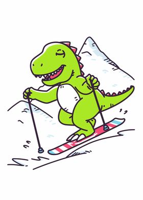 Happy Dinosaur Ski