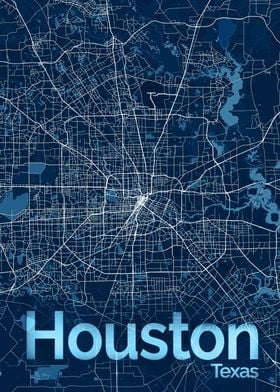 Houston City Street Map