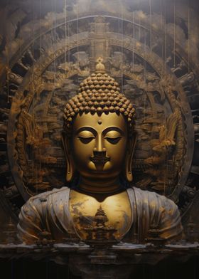 Buddha In Lotus Flower