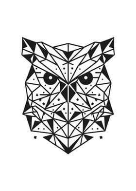 Owl Geometric Design