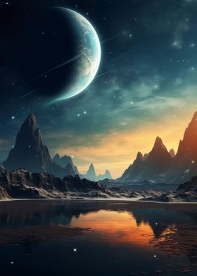 Alien World Reflecting